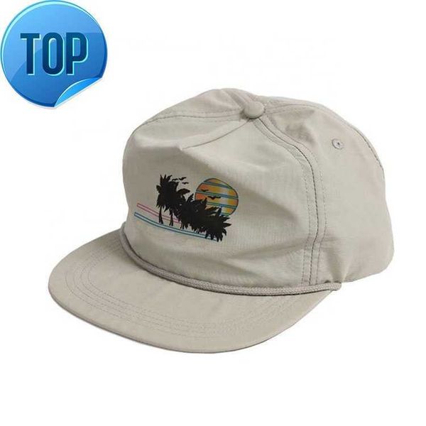 

custom unstructured 5 panel blank plain rope snapback hat, Blue;gray