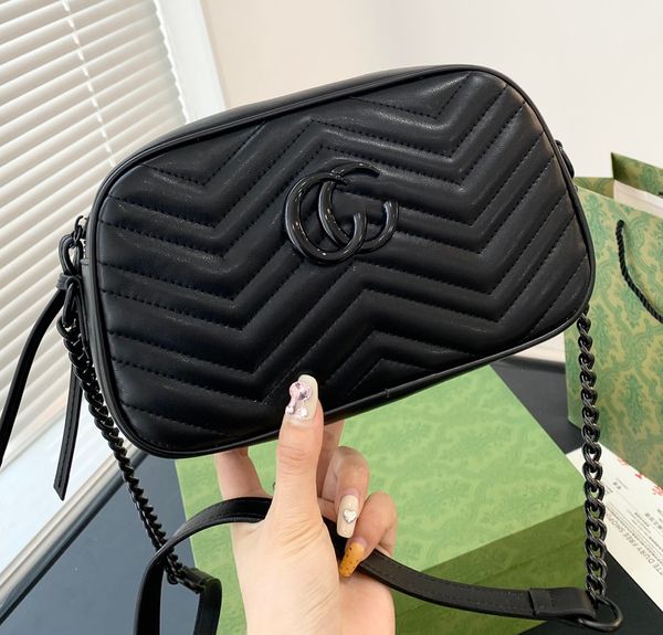 

luxury designer bag shoulder handbags d fashion women wallets clutch totes crossbody cowhide classics silvery logo camera bags ladies purse