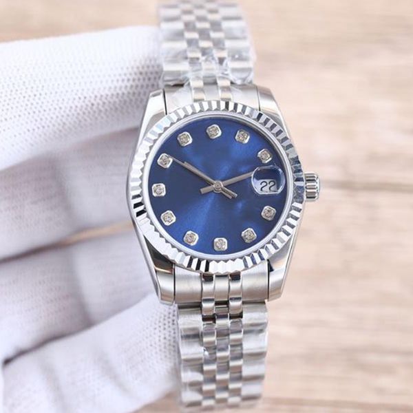

31mm women's watches diamond ladies rolejes watch datejust sapphire 18k rose gold automatic movement mechanical oyster jubilee bracelet, Slivery;golden
