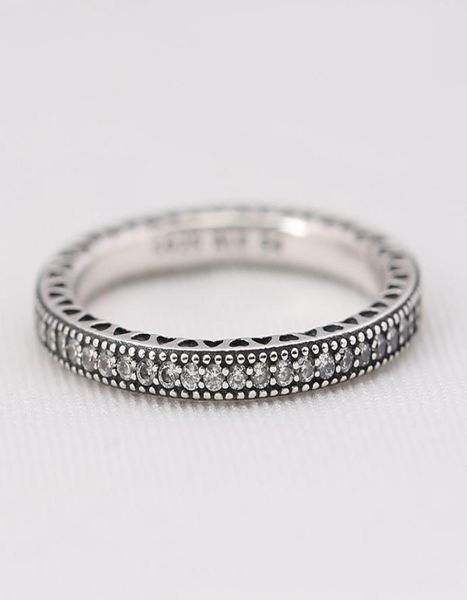 

whole silver full cz diamond ring logo original box for pandora wedding ring engagement jewelry rings for women girls5549509, Slivery;golden