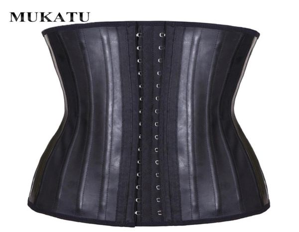 

whole mukatu latex waist trainer corset belly slimming underwear belt sheath body shaper modeling strap 25 steel boned waist 3790345, Black;white