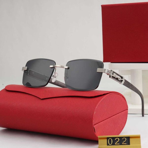 

designer carti sunglasses fashion luxury brand for men and women frameless trimmed classic sunglasses small long frame ins network red fashi, White;black