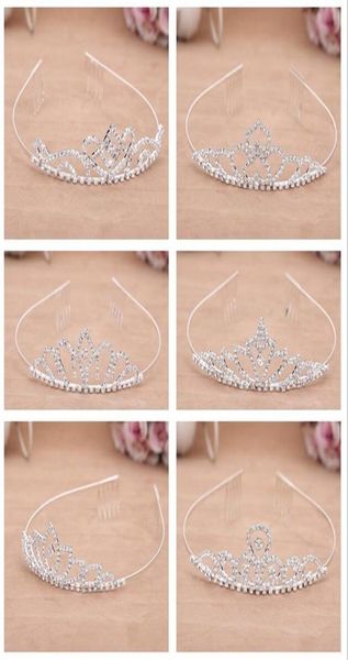 

explosionproof diamond dress accessories boutique bride crown hair hoop fashion hair ornaments tg017 mix order 30 pieces a lo3850590, Silver