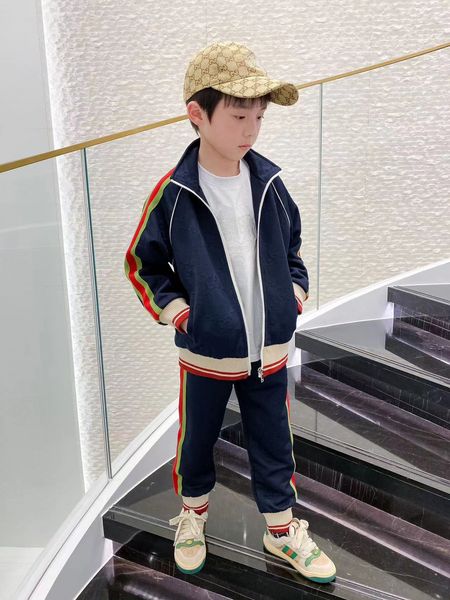 

baby boy clothing sets korea style set 90-150cm fashion toddler girls boutique clothe wholesale outfits autumn 2023, White