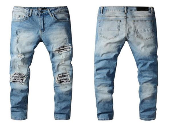 

designers summer mens jeans vlss casual brand design slimleg pants fashion able motorcycle trousers pant s size 29409328289, Blue