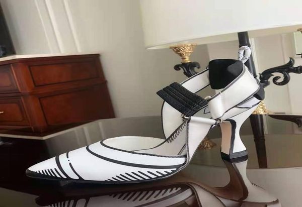

designer high heeled boat shoes spring autumn pointed stilettos leather rivet women shoes luxury parties letter lady dress sh7177104, Black