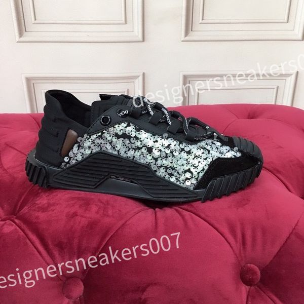 

2023 new luxurys casual shoe designe womens running shoes platform women men for leather sneaker trainer trainers triple white sneakers hc21, Black