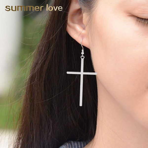 

fashion designer jewelry women punk big gross earrings exaggeration rock ear piercing gold silver plated hook hang earring9640023