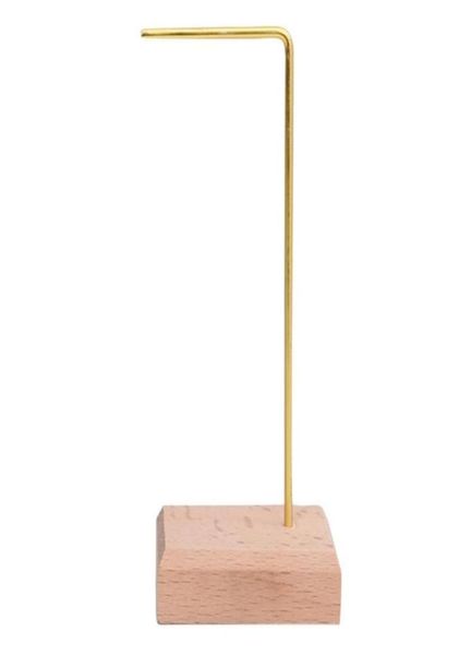 

jewelry pouches bags x7jb wooden base metal earring display stand holder ear clip stud organizer rings8592327, Pink;blue