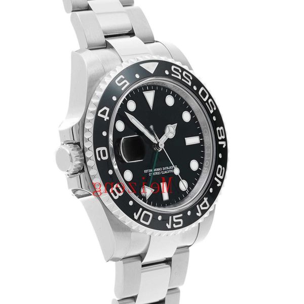 

luxury wristwatch ii 40mm black dial ceramic bezel 116710ln 0001 mens watch men's automatic tblf, Slivery;golden