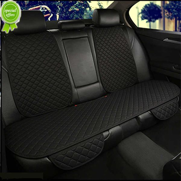 

new new black flax car seat cover four seasons universal front rear back backrest auto chair seat cushion protector pad
