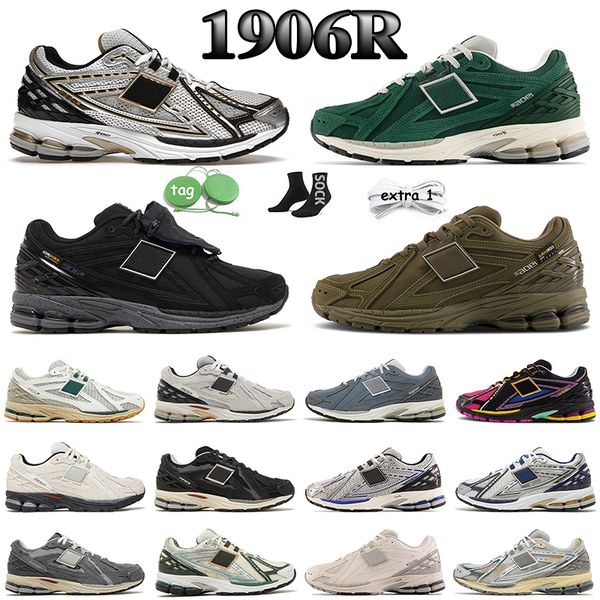 

2023 1906 r 1906r running shoes 1906s sneakers protection pack sea salt white red silver metallic blue runner the downtown run mens women tr