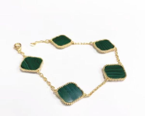 

designer classic lucky clover bracelet 18k gold women and girls valentine039s day mother039s day engagement jewelry fade fre3798794, Golden;silver