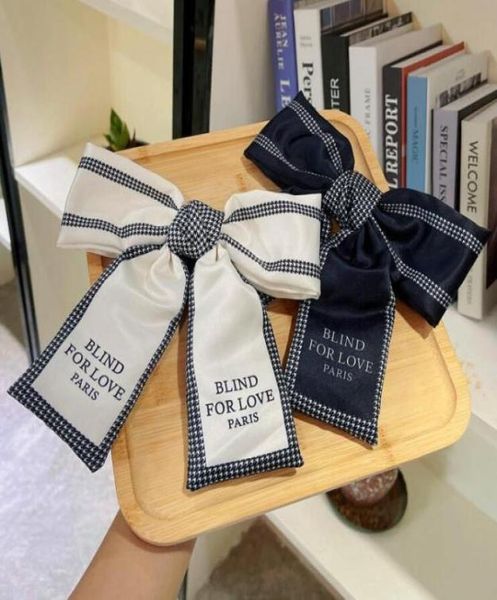 

classic women ribbon grid round hair rubber bands fashion designer brand letter printing hairs clip simple black white pure cotton6707539, Pink