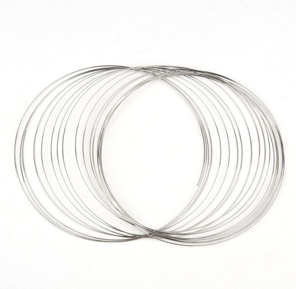 

doreenbeads 100 loops memory beading wire for handmade necklace jewelry diy accessories steel wire jewelry findings 140mm 2012115639498, Black