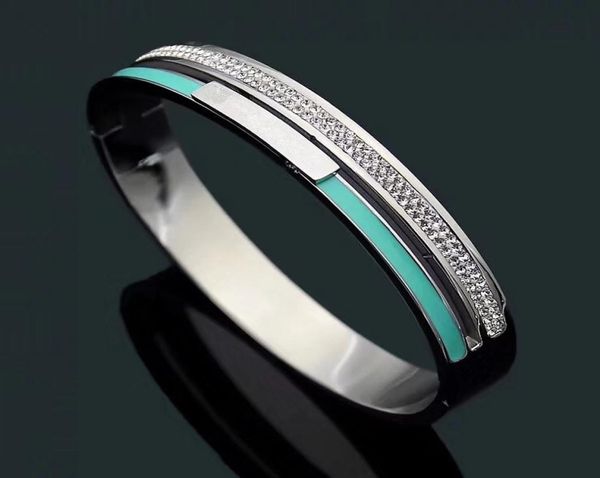 

2019 fashion stainless steel designer jewelry crystals and natural stones bracelet bright green bracelet womens brac1389093, Black