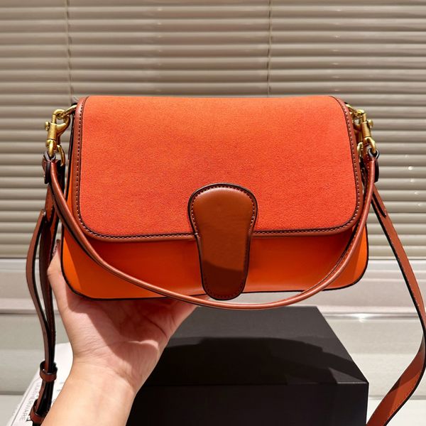 

handbag shoulder bag fashion women cross body bags flap metal hardware letter pouch back zipper pocket designer clutch purse removable leath