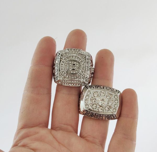 

2019 wholesale boston bruins 1972 2011 cup championship ring souvenir men fan gift drop shipping8479559, Golden;silver