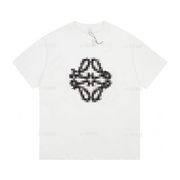 

22ss designer letter printed t shirts tee fashion sweatshirt high street short sleeve summer casual t-shirt breathable men women crew neck t, Black;brown