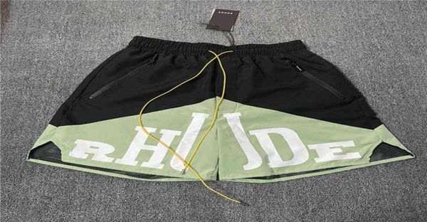 

short 21ss new hiphop 11 reflective nylon shorts letter print pill zipper pockets men women1yrw7038737, White;black