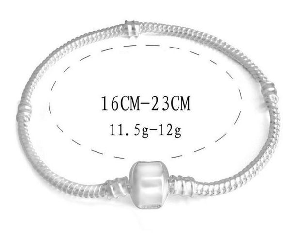 

sell 925 sterling silver brac 3mm chain fit charm bead bangle bracelet jewelry gift for men women pulseras charms9486174, Golden;silver