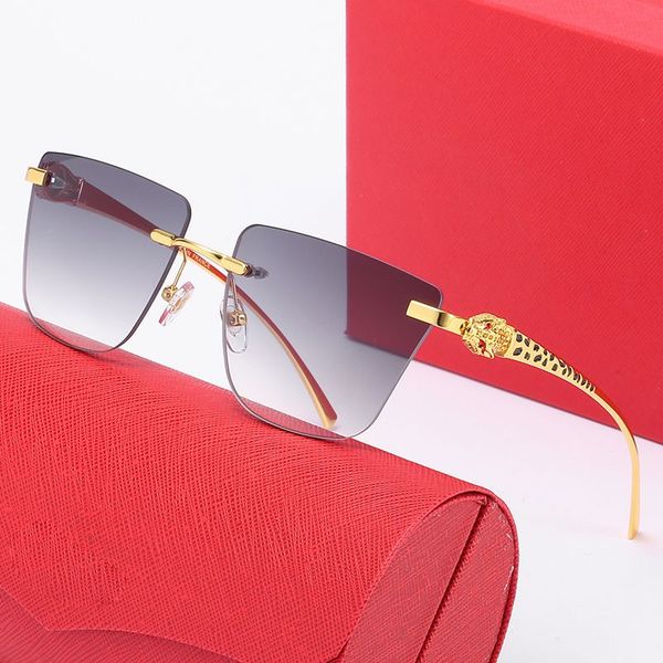 

men and women designer sunglasses rimless diamond cut eyeglass buffalo horn wood frame brown lens fashion ins net red same vintage wholesale, White;black