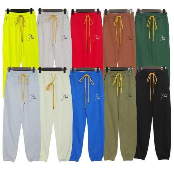 

gpds 2023 new men039s pants north american high street brand letter embroidery drawstring loose casual couple leggings fa9882897, Black