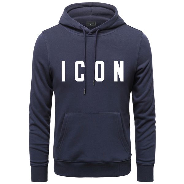 

spider hoodie icon dsq2 designer hoodie mens hoodies sweatshirts solid color street sweater hooded coat jacket sweatshirts sweater fashion, Black