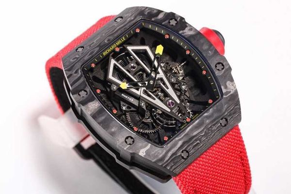 

designer fantasic men wrist watch superb rm27-02 active tourbillon watches j6mr bbr factory high-end quality mechanical uhr ntpt all carbon, Slivery;brown