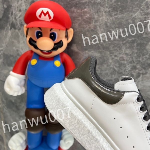 

new designer stage shoe leather increased casual shoes fashionable sports platform mens womens white lace up alexander sneakers xsd230423, Black