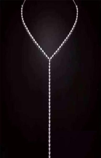 

pendant necklaces designer fashion 925 sterling silver jewelry 3a cubic zirconia party long necklace 22110166069022393595