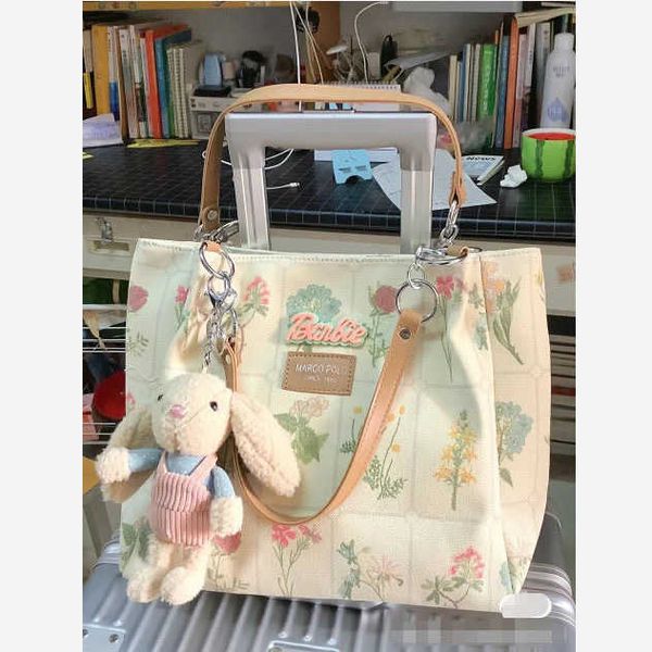 

high-grade canvas large-capacity large bag women's new summer small size texture shoulder bag versatile tote bag