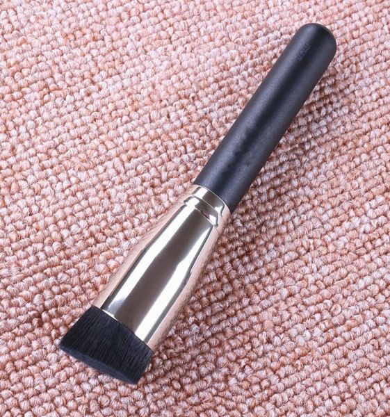 

new makeup m brand makeup brush 196 slanted flat foundation brush black handle qualiry dhl 4283043