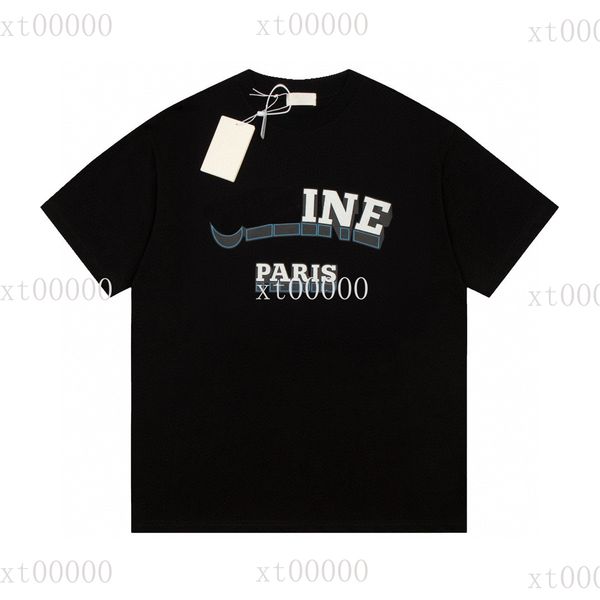 

22ss designer letter printed t shirts tee fashion sweatshirt high street short sleeve summer casual t-shirt breathable men women crew neck t, Black;brown