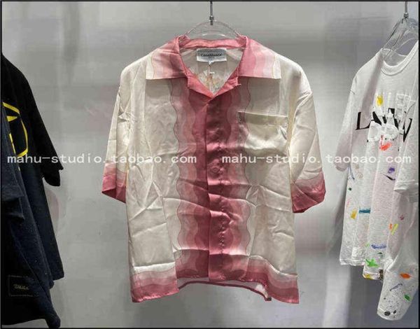 

neon floral printed silk short sleeve shirt cool hawaiian men039s and women039s fashion shirt4443311, White;black