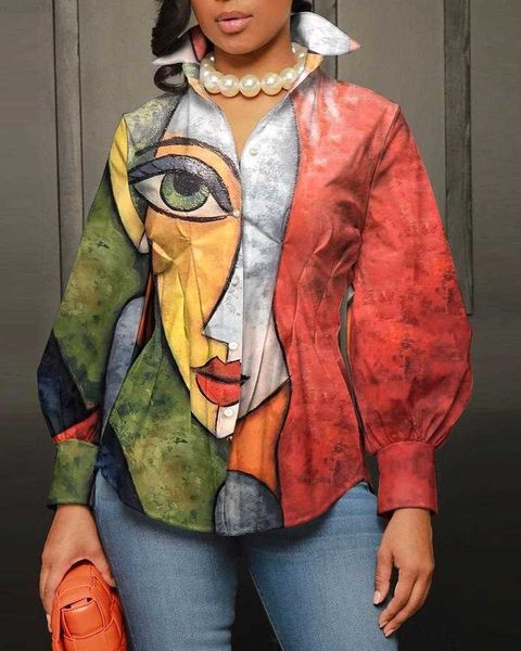 

women's blouses shirts blouse shirts office lady spring summer print long sleeve ruffle women blouses turn-down long sleeve pullover l, White