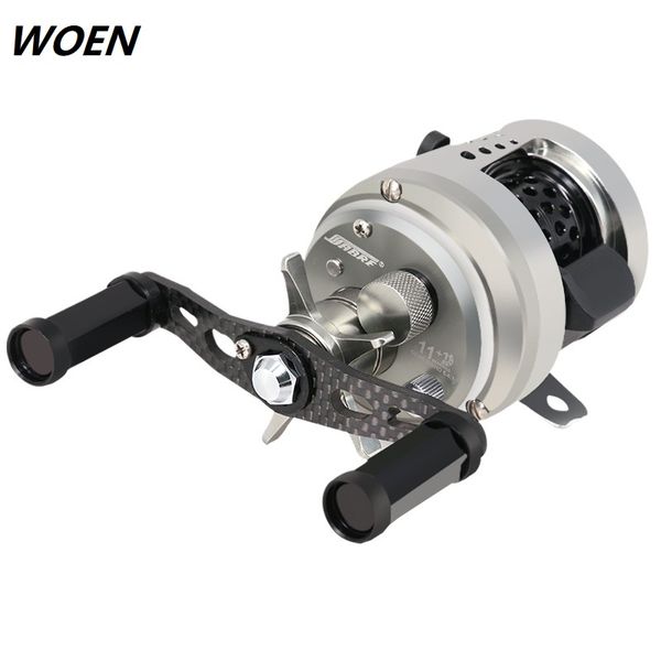 

woen all-metal spinning reel cas100 luya cast drum wheel 6 kg magnetic brake carbon rocker arm