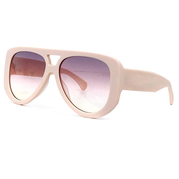 

retro fashion women's sunglasses 2023 new style letter sun glasses in acetate gradient lens vintage frame uv400 lenses, White;black
