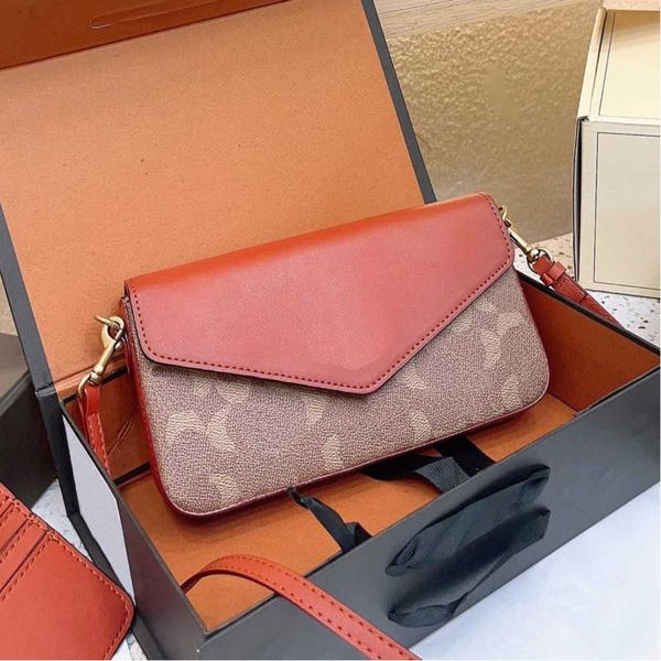 

coabag print shoulder bag leather designer bag cross body messenger bag women fashion solid color classic c pattern purse handbags