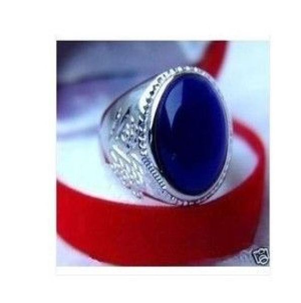 

whole beautiful silver men039s bleu opal ring012348938003, Golden;silver