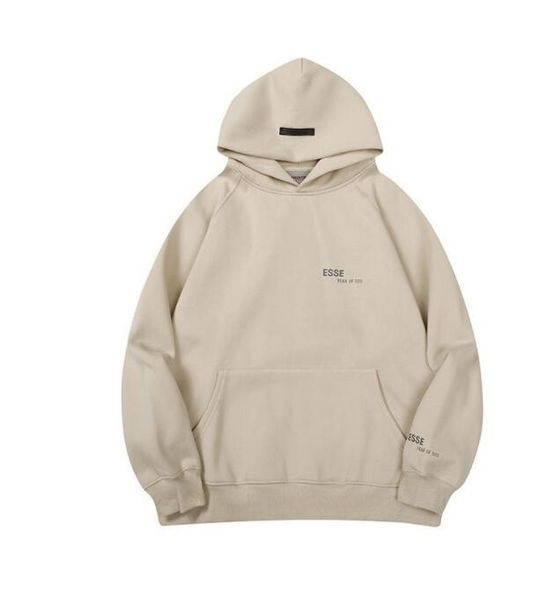

ess hoody mens womens casual sports cool hoodies printed oversized hoodie fashion hip hop street sweater reflective letter es, Black