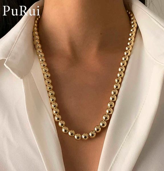 

steampunk ball beads chain necklace trendy ccb plastic choker 57cm goth bead necklaces collier femme bijoux9182279, Silver