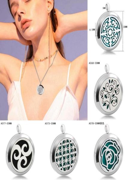 

essential oil pendant 30mm premium aromatherapy essential oil diffuser locket pendant necklace pendants jewelry gift ooa80388057560, Silver