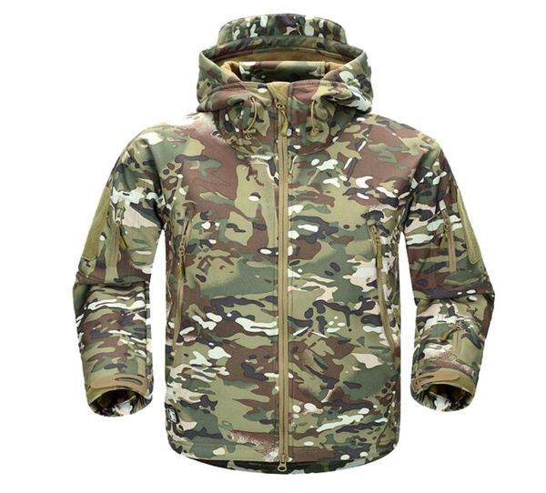 

men039s winter military camouflage fleece jacket army tactical jacket coat multicam male camouflage waterproof windbreakers 2016502515, Black;brown