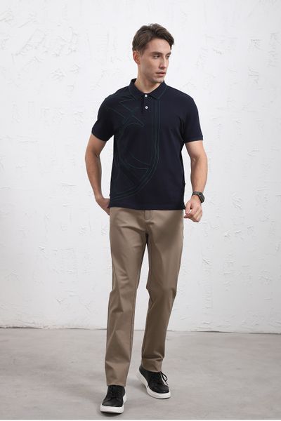 

black men's polo shirt comfortable breathable fashion business menswear, White;black
