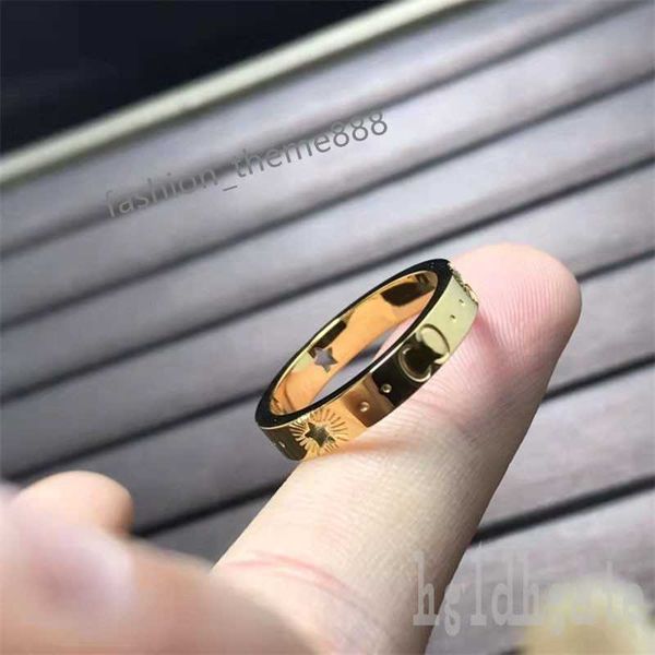 

metals mens luxury plated gold ring precious ins jewelry carve accessories stars womens hollowed out silver color creative nice designer rin