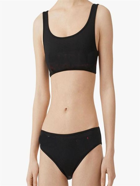 

red classic letter bikini fashion vest swimwear women beach bikini set sports lingerie summer swimsuit bathing suit2731107