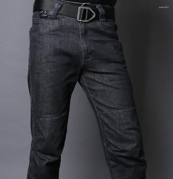 

men039s jeans military mens pants tactical men elasticity hiking clilmbing cargo trousers male swat commute combat solid color5227462, Blue