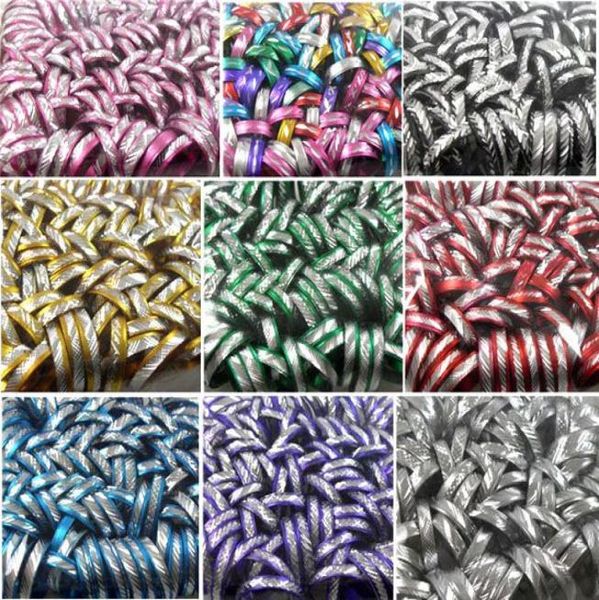 

1000pcs aluminum rings 10 colors mix whole fashion jewelry lot cute women kids party supply7068562, Silver