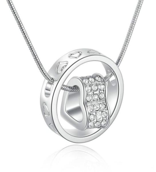 

fahmi heart pendant necklace silver and 18k gold jewlery nickel rhinestone fashion neckless for women 2021 letters necklace g7862880